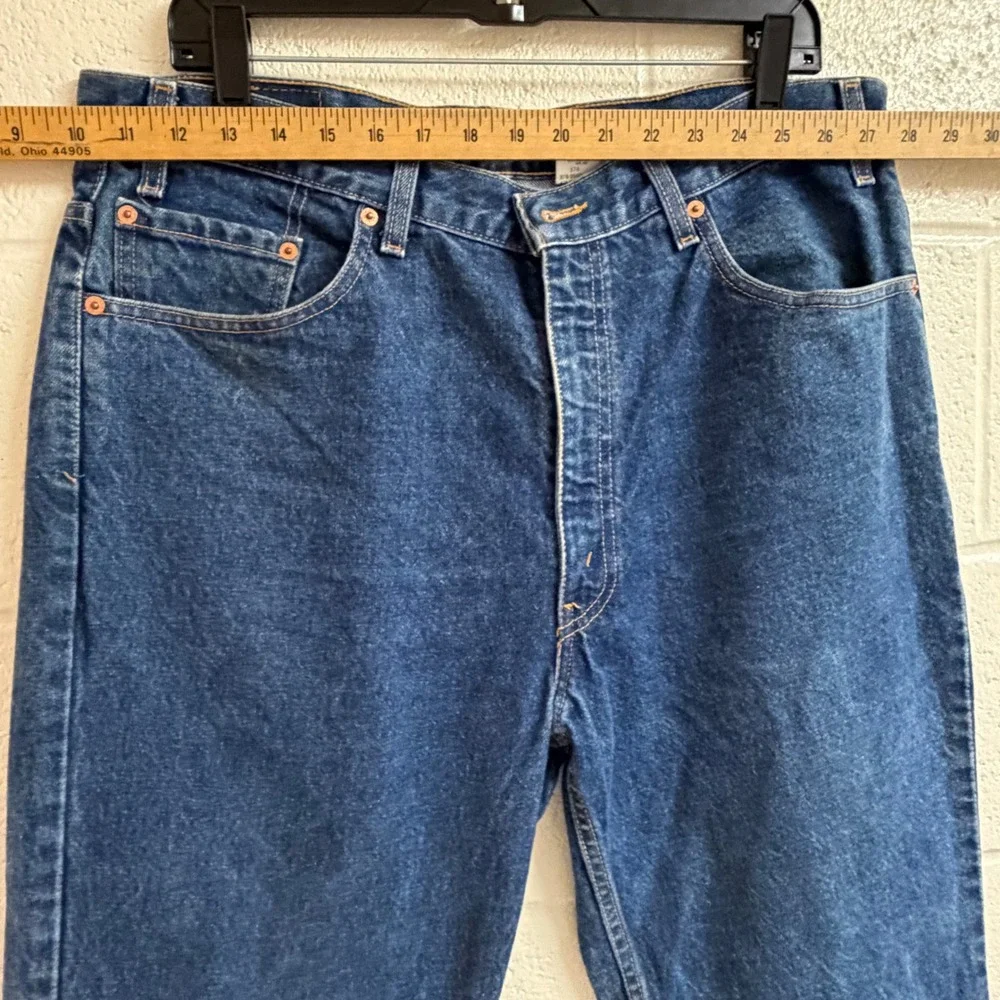 Levi's Mens 517 Bootcut Jeans 38x29 Blue Denim Vintage Western Workwear Medium